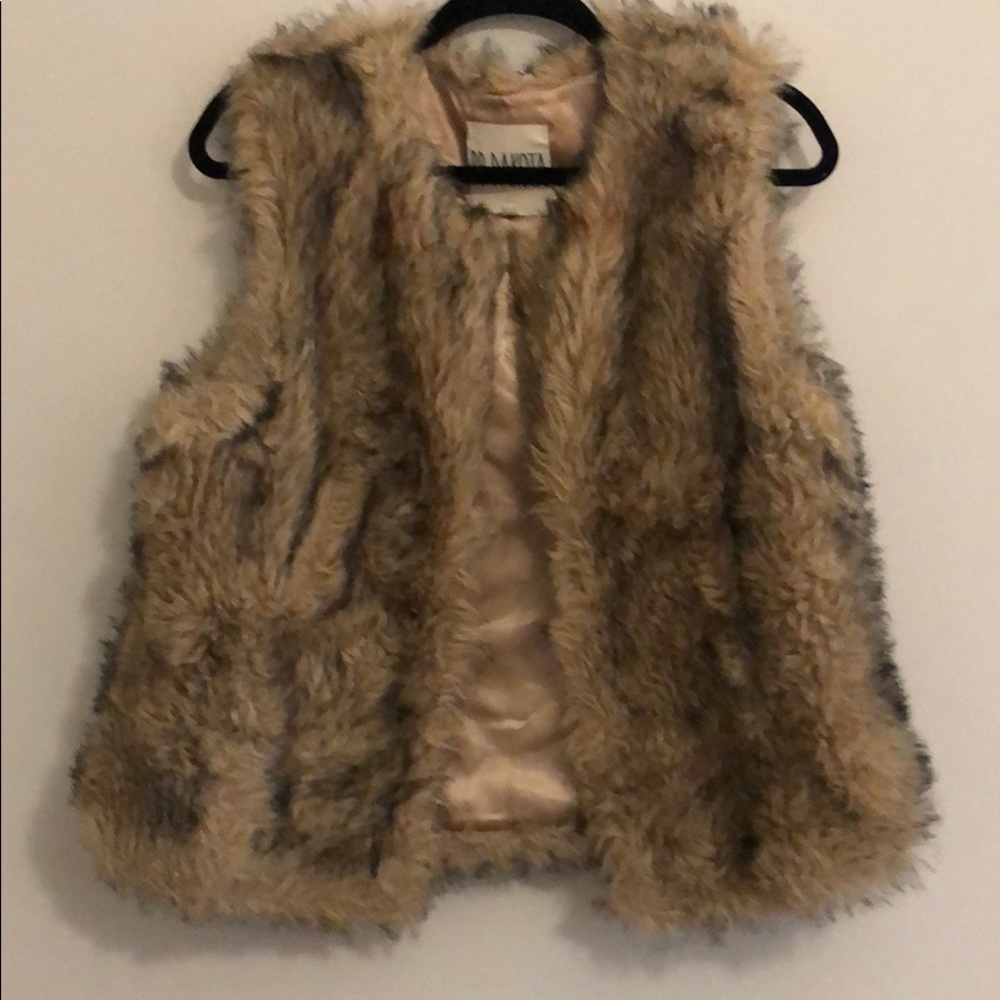 Faux fur vest